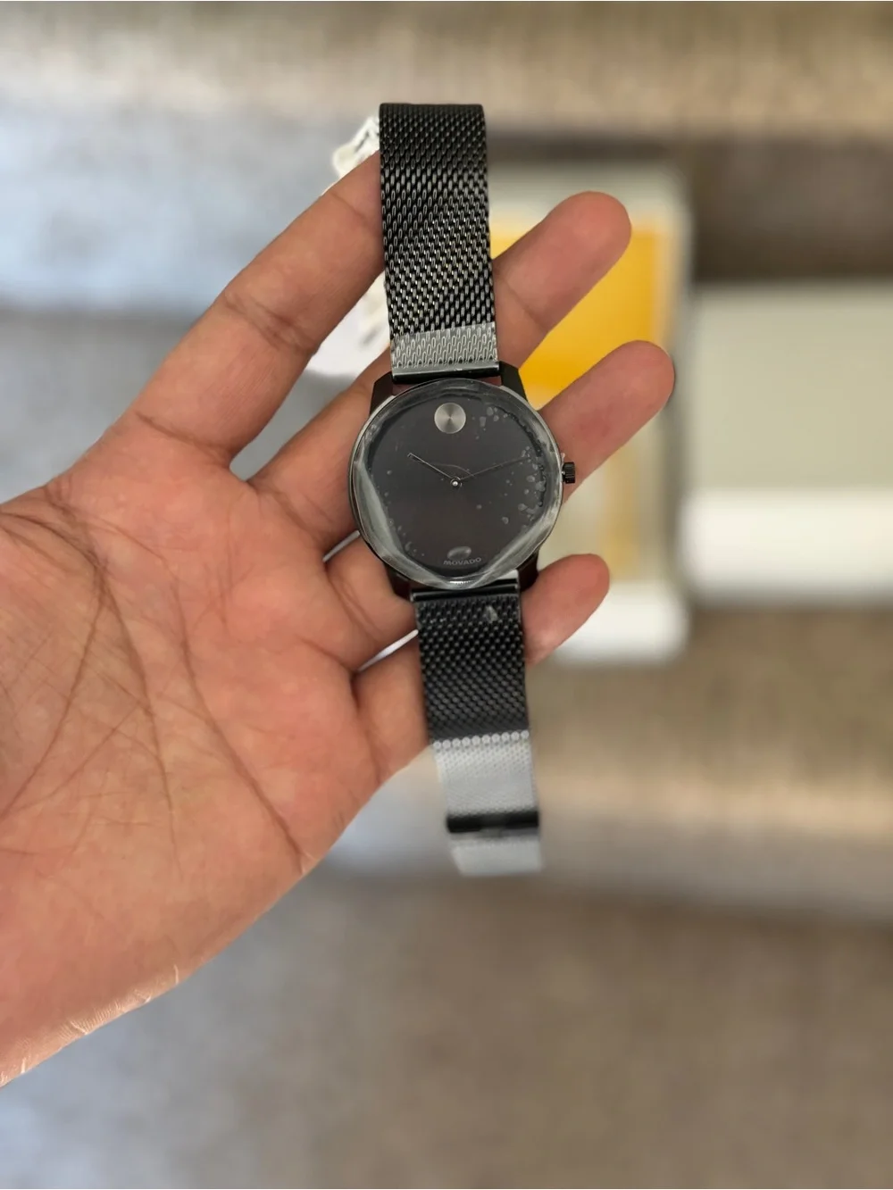 Movado Bold quartz Black Mesh Men's Watch